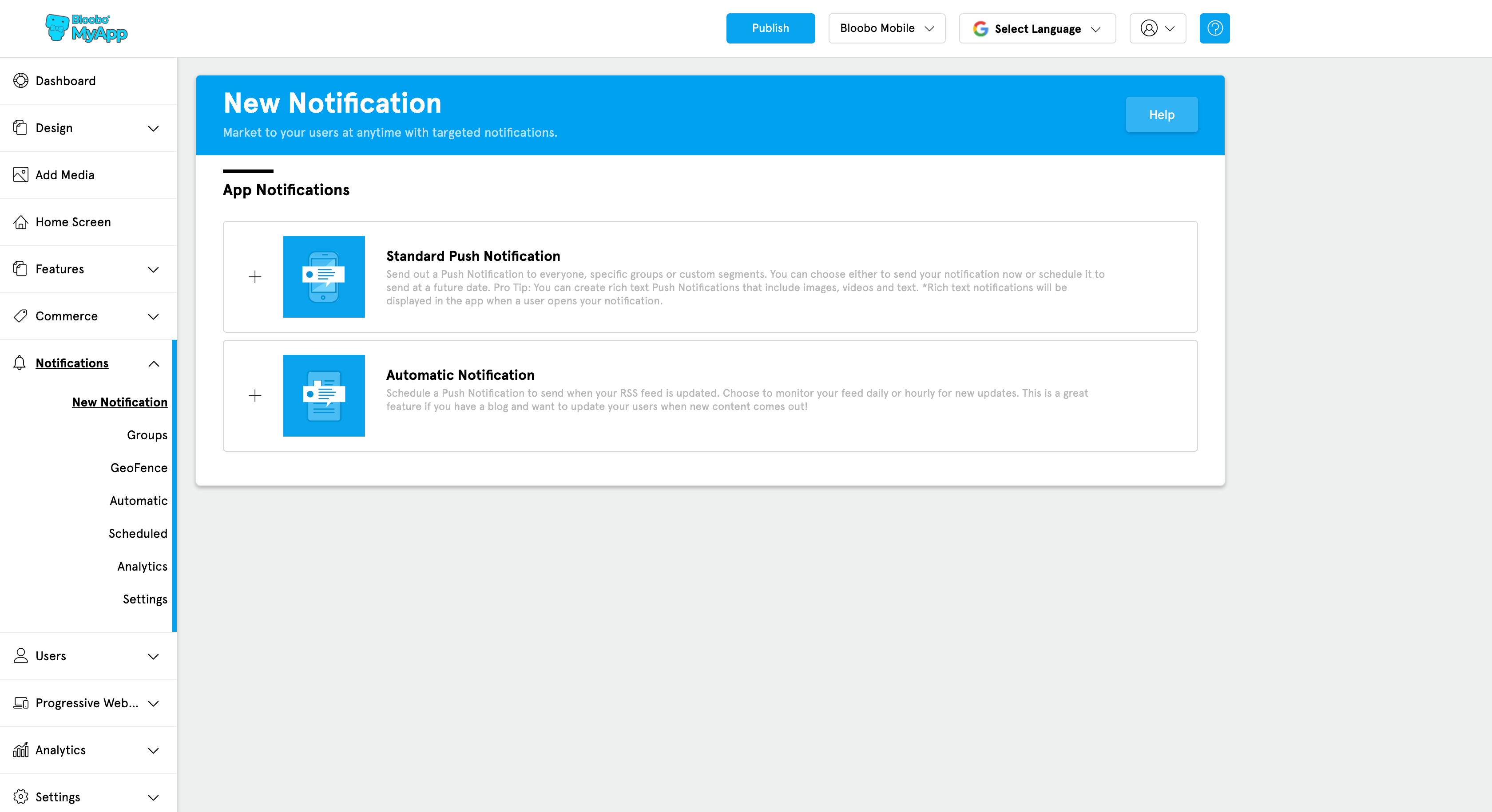 MyApp Push Notifications Overview